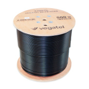Кабель коаксиальный VEGATEL 8D-FB (Titan, черный) бухта 500м