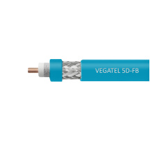 Кабель коаксиальный VEGATEL 5D-FB Cu (ГОСТ, синий) бухта 100м
